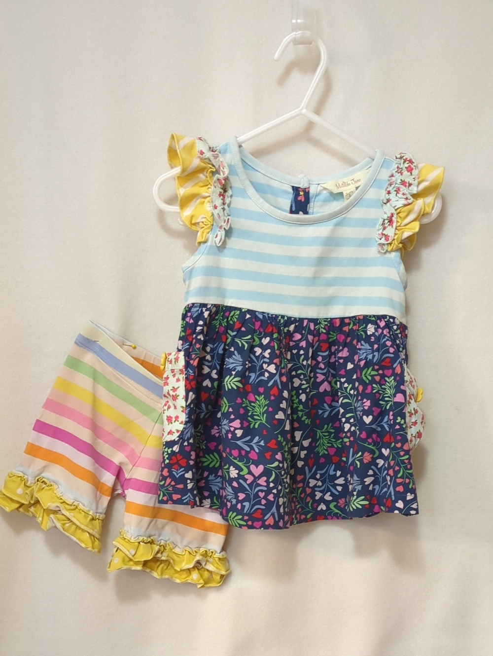 Matilda Jane Light Blue & White Striped Girls Top